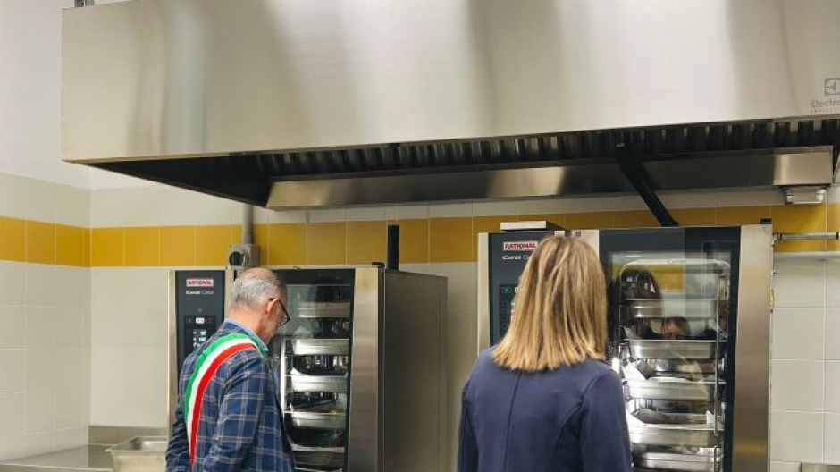 Inaugurato il nuovo centro cottura di Borgosesia